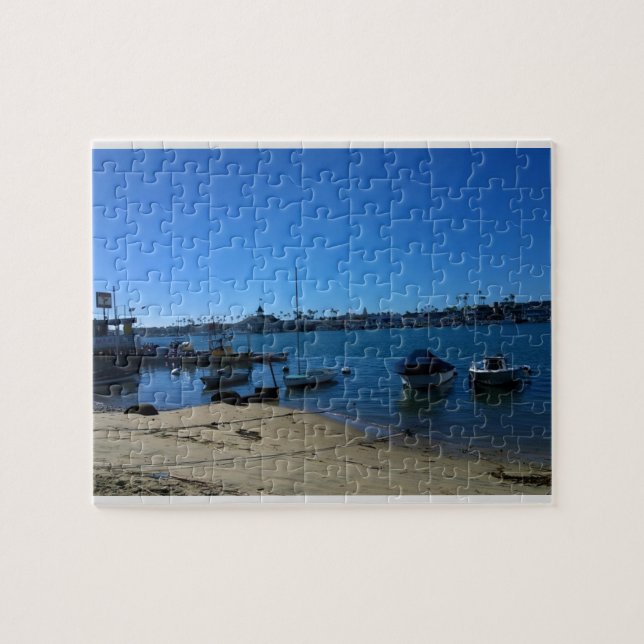 Puzzle Vista desde la isla de Balboa, Newport Beach, Cali (Horizontal)
