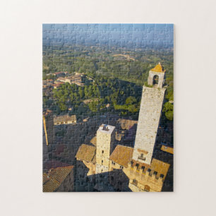 Puzzle Vista desde la torre, San Gimignano, Siena, Toscan