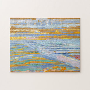Puzzle Vista desde las dunas con playa por Piet Mondrian