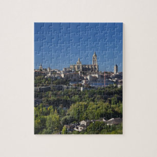 Puzzle Vista elevada de la ciudad con la Catedral de Sego