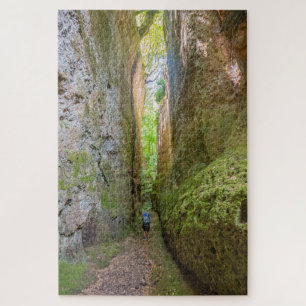 Puzzle Vista escénica del camino "Vie Cave", Toscana, Ita