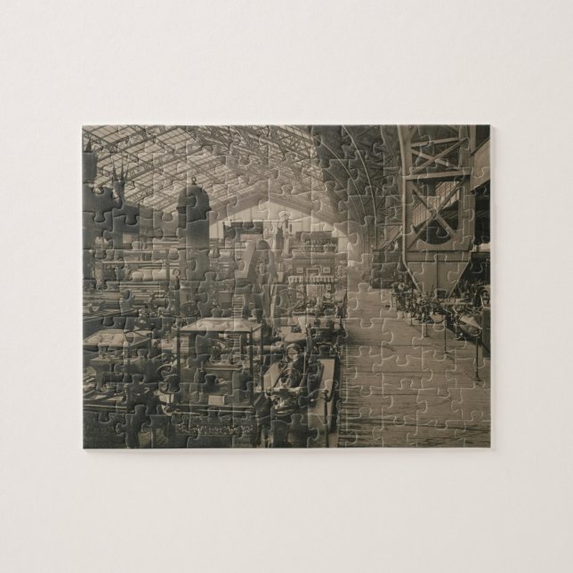 Puzzle Vista interior del pasillo de la maquinaria, de (Horizontal)