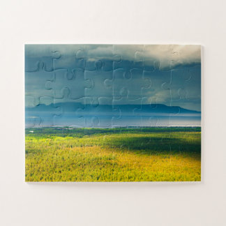 Puzzle Vista melancólica del gigante dormido del lago Sup