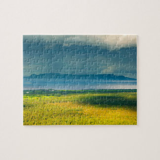 Puzzle Vista melancólica del gigante dormido del lago Sup