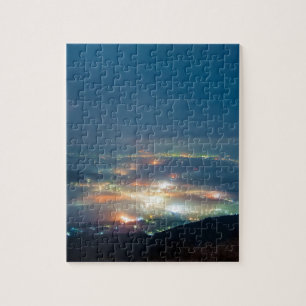Puzzle Vista Nocturna Aso Mar Nocturno De Nubes Japón Kum