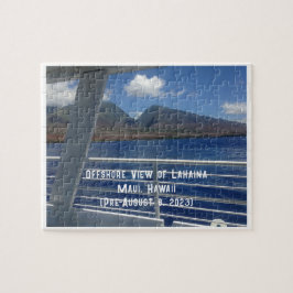Puzzle Vista offshore de Lahaina (antes del 8 de agosto d