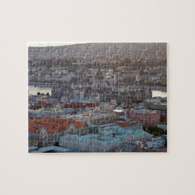 Puzzle Vista panorámica de Budapest céntrica (Horizontal)
