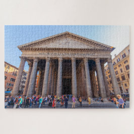 Puzzle Vista panorámica de la fachada de Panteón, Roma, I