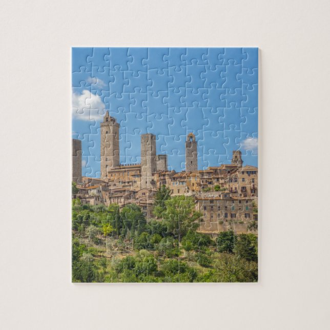 Puzzle Vista panorámica de la Toscana de San Gimignano It (Vertical)