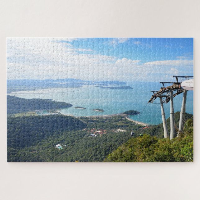 Puzzle Vista panorámica de Langkawi Mountain Cable Car So (Horizontal)