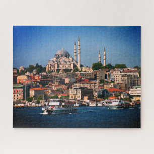 Puzzle Vista panorámica de las mezquitas de Estambul, Sul