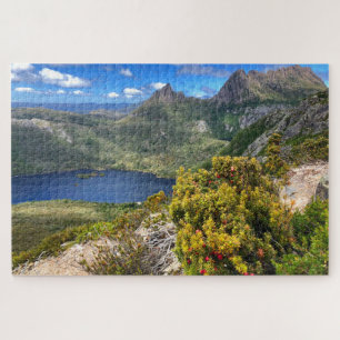 Puzzle vista panorámica de las montañas