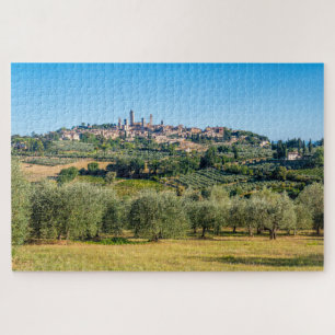 Puzzle Vista panorámica de San Gimignano, Toscana