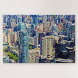 Puzzle Vista panorámica de Toronto desde la torre CN, Can