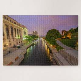 Puzzle Vista panorámica del canal Rideau en Ottawa, Canad