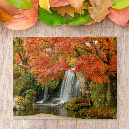 Puzzle Vista panorámica otoño otoño-otoño | Cascada y arr