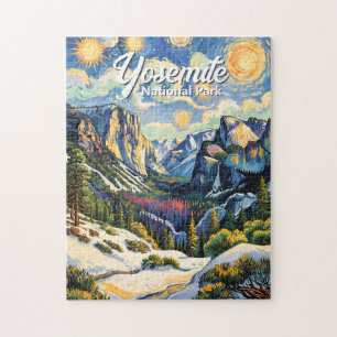 Puzzle Vista personalizada del túnel de Yosemite en invie