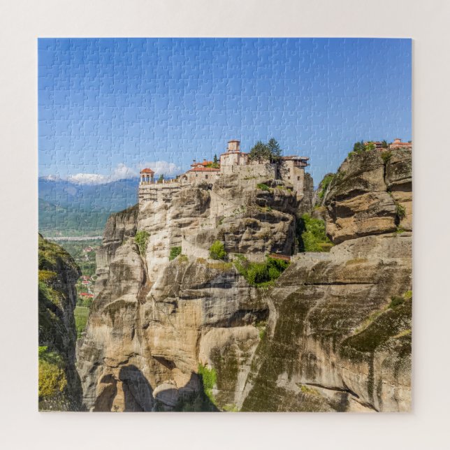 Puzzle vista sobre uno de los monasterios de Meteora, Gre (Vertical)