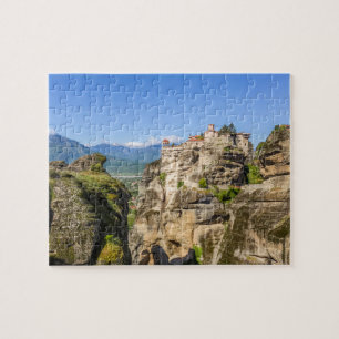 Puzzle vista sobre uno de los monasterios de Meteora, Gre