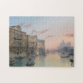 Puzzle Vistas Al Gran Canal De Venecia En Invierno