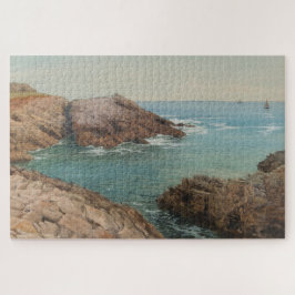 Puzzle Vistas al mar (paisaje costero) (mar)