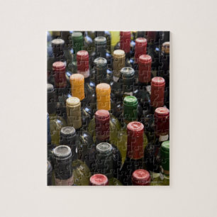 Puzzle visualización de botellas de vino en el mercado, C