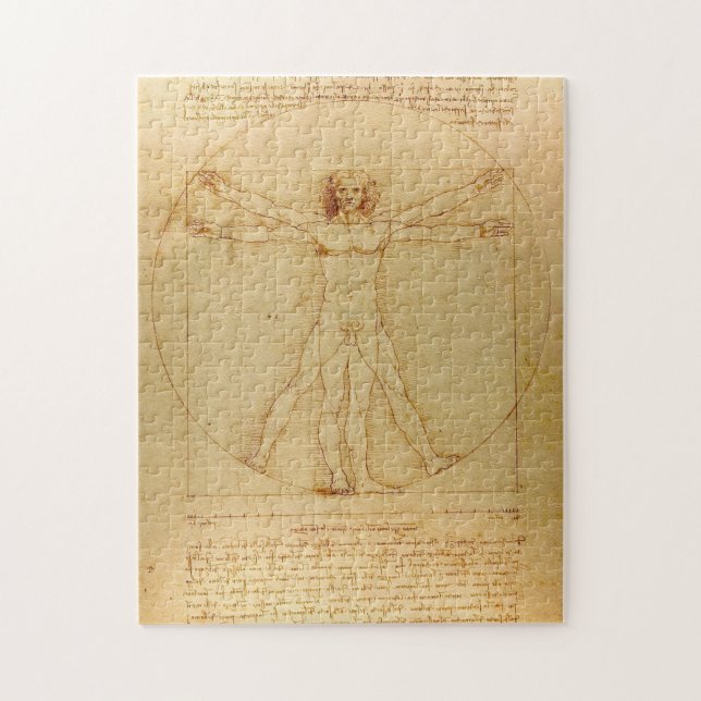 Puzzle Vitruista de Leonardo Da Vinci (Vertical)