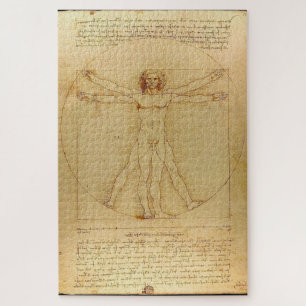Puzzle Vitruviano de Leonardo da Vinci (feat. 1490)