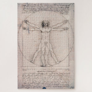 Puzzle Vitruviano, Leonardo da Vinci