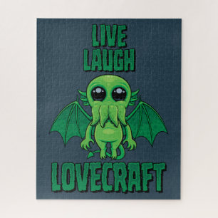 Puzzle Vive Ríe Lovecraft Cthulhu Adorable