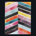 Puzzle Vivid Watercolor Chevron I<br><div class="desc">Vivid Watercolor Chevron I de Grace Popp</div>