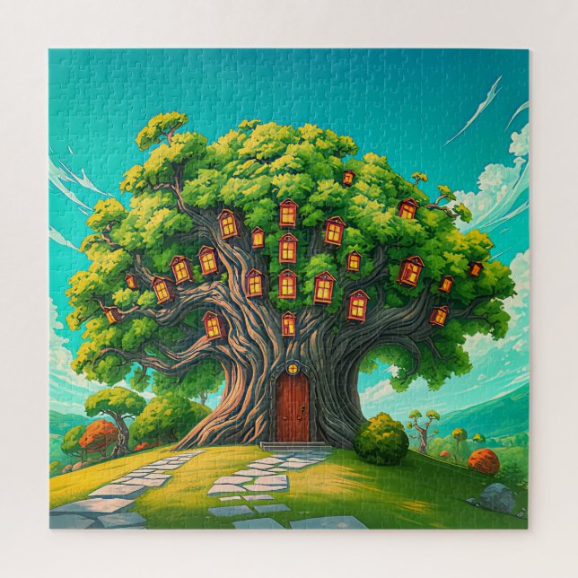 Puzzle Vivienda mágica (Vertical)