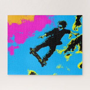 Puzzle Vivo para volar - Skateboarder