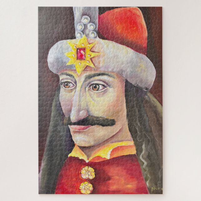 Puzzle Vlad Tepes Dracula, Poster del patrimonio rumano (Vertical)