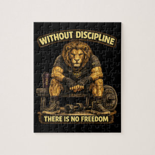 Puzzle VLLC Without Discipline There Is No Freedom Gym