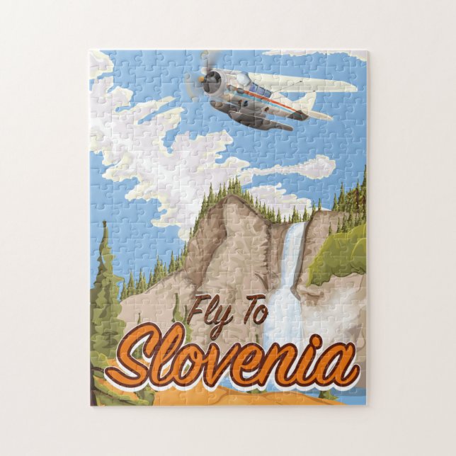 Puzzle Volar a Eslovenia (Vertical)