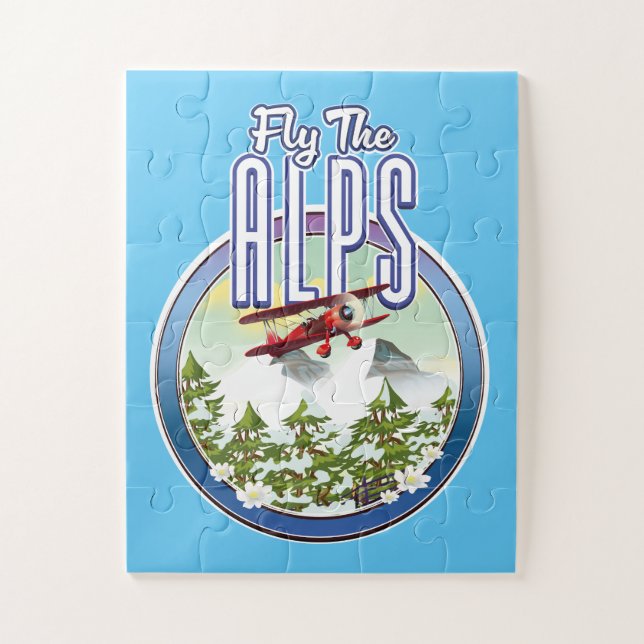 Puzzle Volar por los Alpes (Vertical)