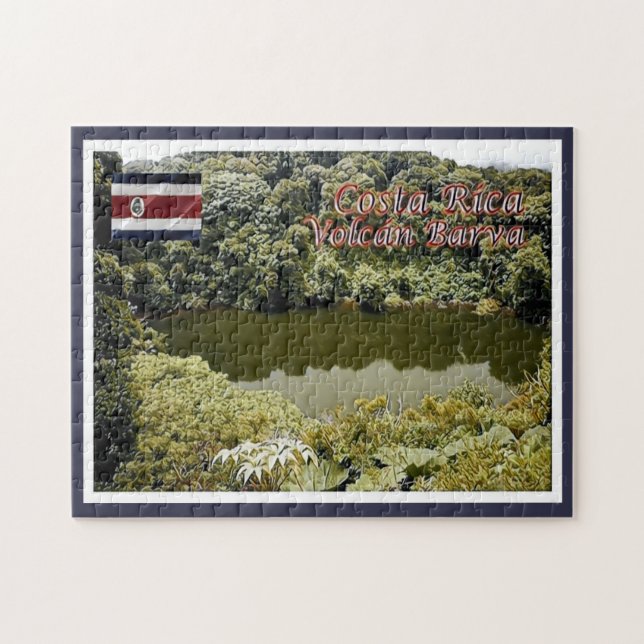 Puzzle Volcán Barva - Costa Rica - (Horizontal)