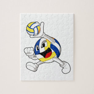 Puzzle Voleibolista con voleibol