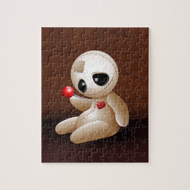 Puzzle Voodoo Doll Personalizado enamorado (Vertical)