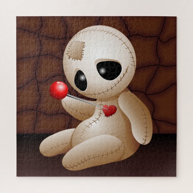 Puzzle Voodoo Doll Personalizado enamorado (Vertical)