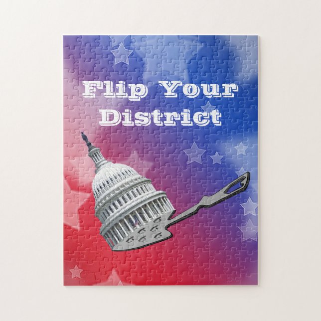 Puzzle Votar por su distrito 2026 (Vertical)