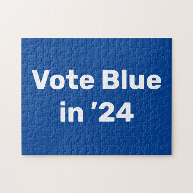 Puzzle Voto azul en 2024 (Horizontal)