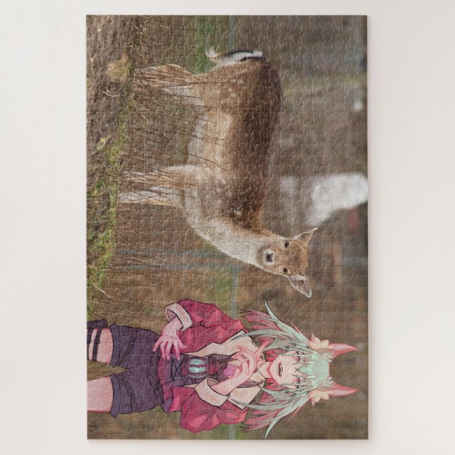 Puzzle VTuber, V Tuber meets Deer, (Vertical)