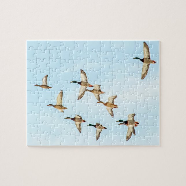 Puzzle Vuelo de Mallards (Horizontal)