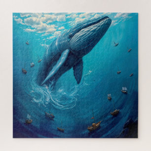 Puzzle Vuelo del Leviatán hacia la Libertad – Arte Surrea