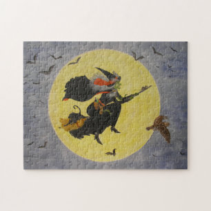 Puzzle "¡Vuelo nocturno!"