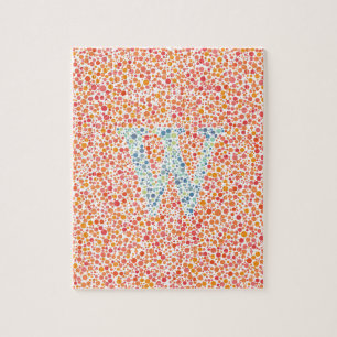 Puzzle "W" Ensayo ocular
