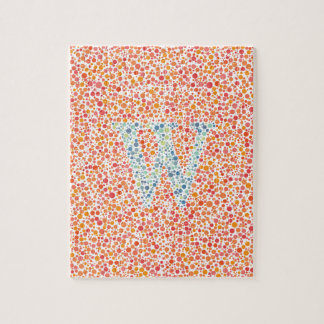 Puzzle "W" Ensayo ocular Jigsaw