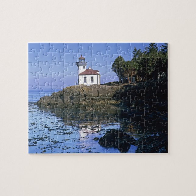 Puzzle WA, isla de San Juan, faro de Lime Kiln (Horizontal)